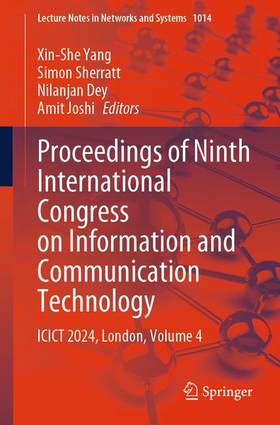 Produktbild: Proceedings of Ninth International Congress on Information and Communication Technology