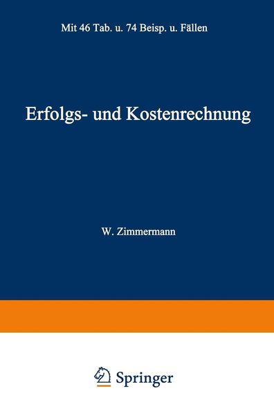 Produktbild: Erfolgs- und Kostenrechnung