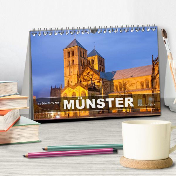 Produktbild: Lebenswertes M&uuml;nster (Tischkalender 2027 DIN A5 quer), CALVENDO Monatskalender