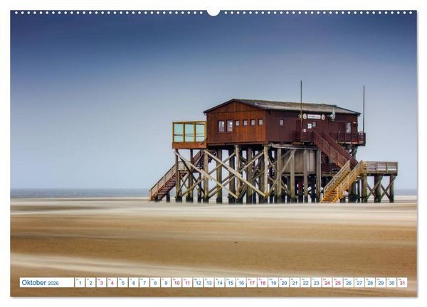 Produktbild: St. Peter-Ording Stranderlebnisse (hochwertiger Premium Wandkalender 2026 DIN A2 quer), Kunstdruck in Hochglanz