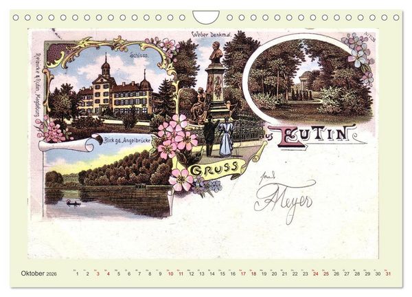Produktbild: Gru&szlig; aus Eutin (Wandkalender 2026 DIN A4 quer), CALVENDO Monatskalender
