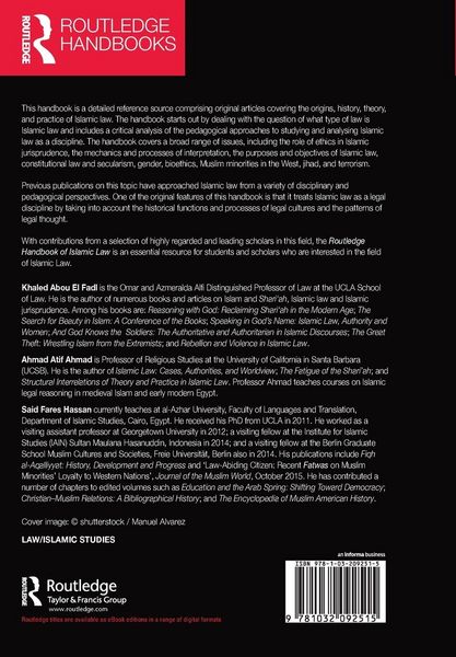 Produktbild: Routledge Handbook of Islamic Law
