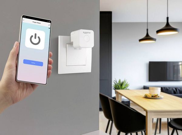 Produktbild: Sygonix SY-6811314 Schalt-Controller Wei&szlig; Smart Pusher