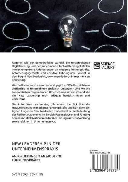 Produktbild: New Leadership in der Unternehmenspraxis. Anforderungen an moderne F&uuml;hrungskr&auml;fte