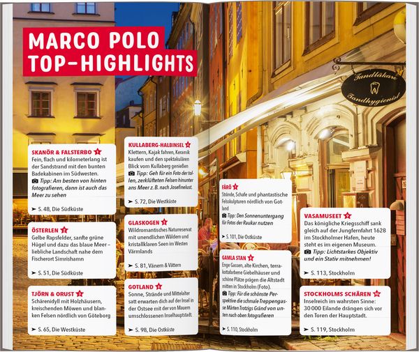 Produktbild: MARCO POLO Reiseführer Südschweden, Stockholm