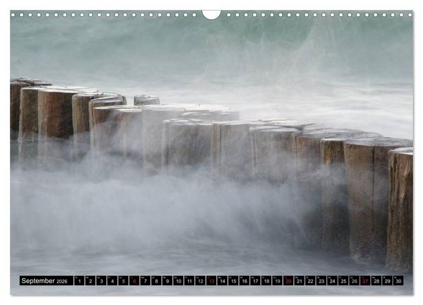 Produktbild: Binz Zingst 2026 (Wandkalender 2026 DIN A3 quer), CALVENDO Monatskalender