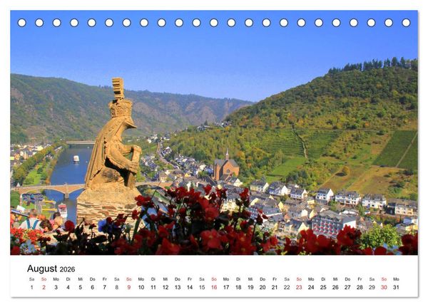 Produktbild: Cochem - Eine Perle an der Mosel (Tischkalender 2026 DIN A5 quer), CALVENDO Monatskalender
