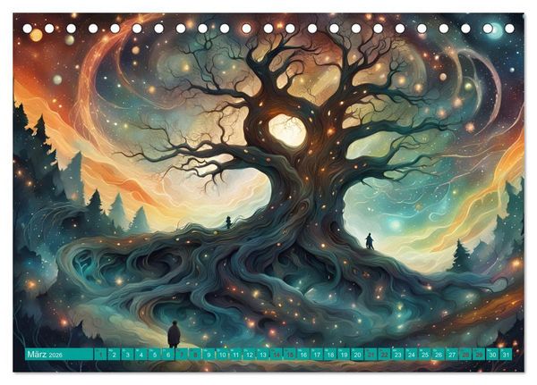 Produktbild: B&auml;ume wie Pers&ouml;nlichkeiten (Tischkalender 2026 DIN A5 quer), CALVENDO Monatskalender
