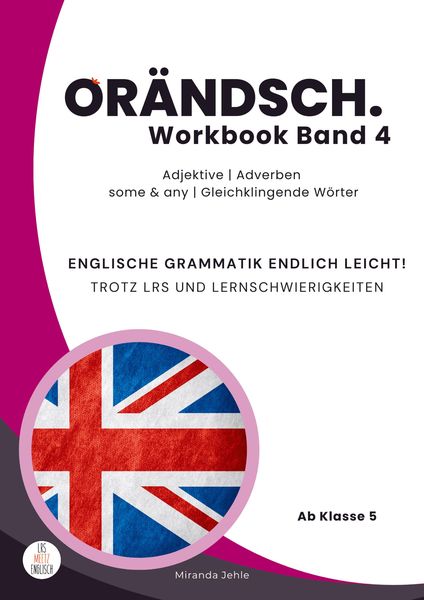 Produktbild: Or&auml;ndsch Workbook Band 4 Adjektive Adverbien some any Gleichklingende W&ouml;rter