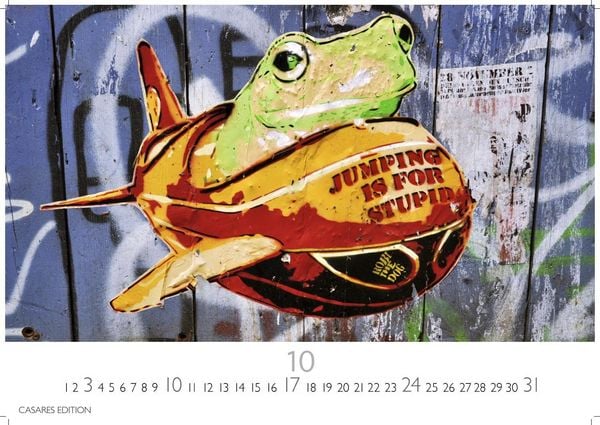 Produktbild: Berlin Street Art Kalender 2027 &ndash; Wandkalender | Fotokalender Deutschland 35x50cm Gro&szlig;format &ndash; Vielfalt und Kreativit&auml;t der urbanen Kunst