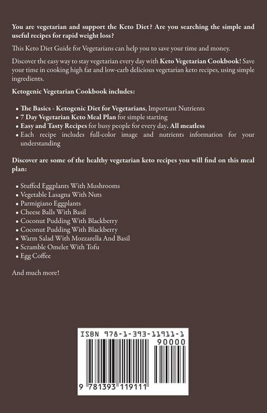 Produktbild: Keto Vegetarian Cookbook