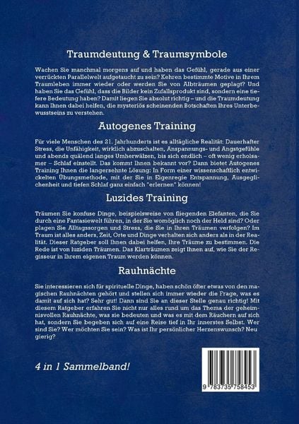 Produktbild: Tr&auml;ume verstehen & deuten - 4 in 1 Sammelband