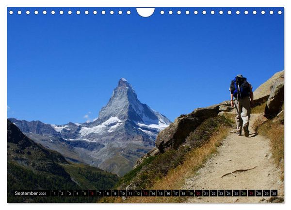 Produktbild: Und ewig lockt das Matterhorn (Wandkalender 2026 DIN A4 quer), CALVENDO Monatskalender