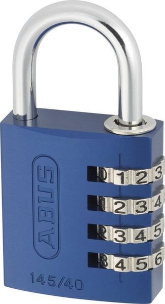 ABUS ABVS48807 Vorhängeschloss 41.5 mm Blau Zahlenschloss