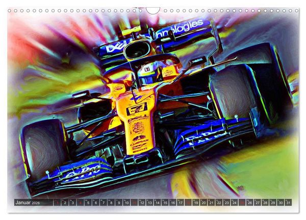 Produktbild: Faszinierende Formel 1 (Wandkalender 2026 DIN A3 quer), CALVENDO Monatskalender
