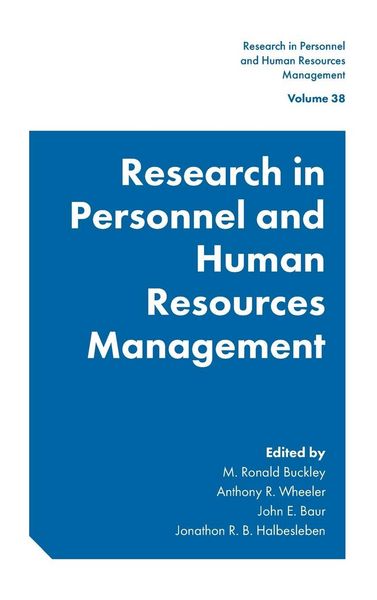 Produktbild: Research in Personnel and Human Resources Management