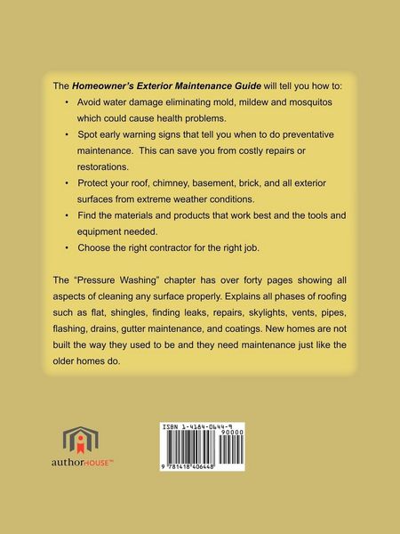 Produktbild: The Homeowners Exterior Maintenance Guide