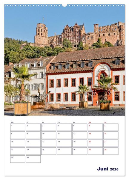 Produktbild: Heidelberg - Historische Altstadt (hochwertiger Premium Wandkalender 2026 DIN A2 hoch), Kunstdruck in Hochglanz