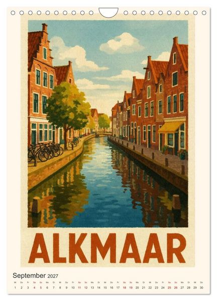 Produktbild: Charmante Holland-Ansichten (Wandkalender 2027 DIN A4 hoch), CALVENDO Monatskalender