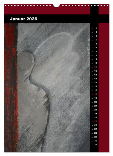 Produktbild: Farbenfrohe Engel (Wandkalender 2026 DIN A3 hoch), CALVENDO Monatskalender