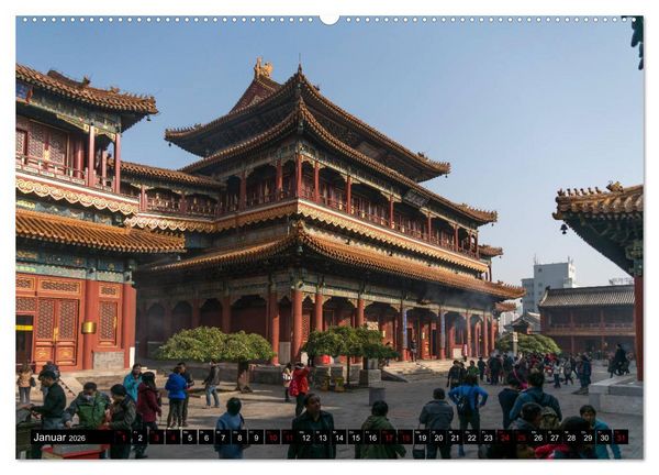 Produktbild: Peking - China (Wandkalender 2026 DIN A2 quer), CALVENDO Monatskalender