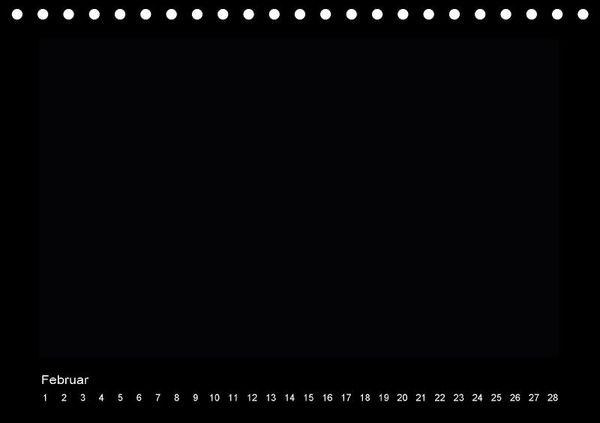 Produktbild: Geburtstags - Bastelkalender - Schwarz (Tischkalender immerw&auml;hrend DIN A5 quer)