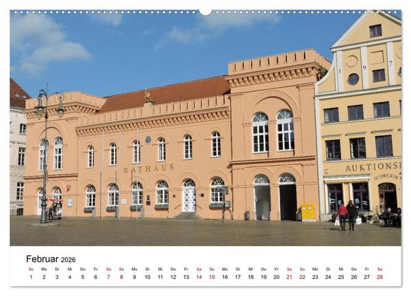 Produktbild: Schwerin - Landeshauptstadt von Mecklenburg-Vorpommern (Wandkalender 2026 DIN A2 quer), CALVENDO Monatskalender