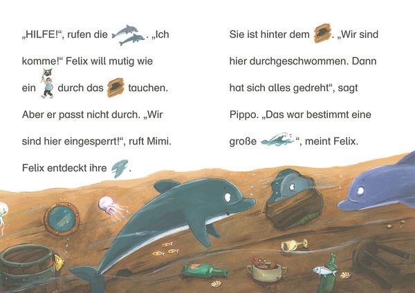 Produktbild: Bildermaus - Der kleine Delfin auf Schatzsuche