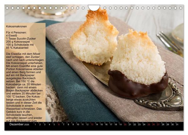 Produktbild: Low Carb - Leichte Rezepte f&uuml;r jeden Tag (Wandkalender 2026 DIN A4 quer), CALVENDO Monatskalender