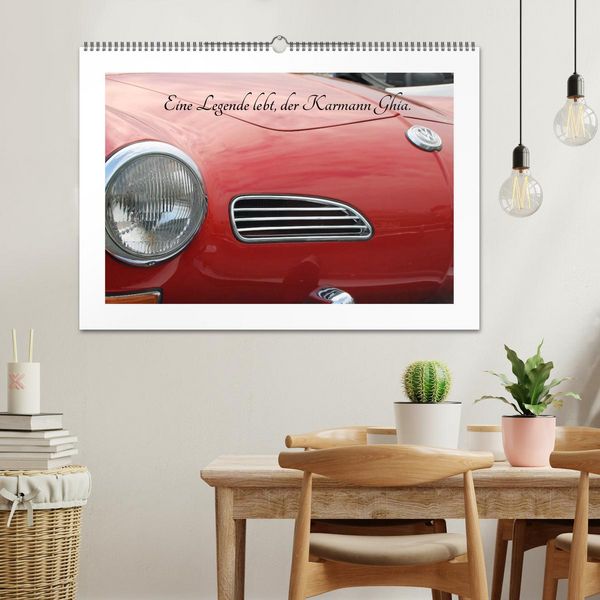 Produktbild: Eine Legende lebt, der Karmann-Ghia (Wandkalender 2026 DIN A2 quer), CALVENDO Monatskalender