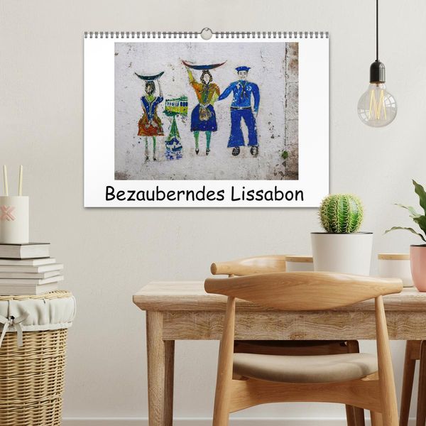 Produktbild: Bezauberndes Lissabon (Wandkalender 2026 DIN A3 quer), CALVENDO Monatskalender