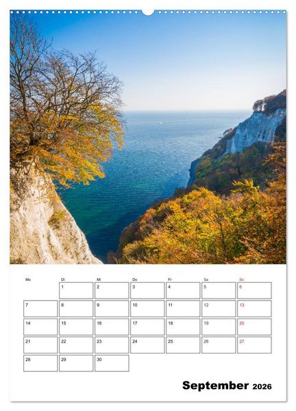 Produktbild: Insel R&uuml;gen - Wilde Sch&ouml;nheit an der Ostsee (hochwertiger Premium Wandkalender 2026 DIN A2 hoch), Kunstdruck in Hochglanz