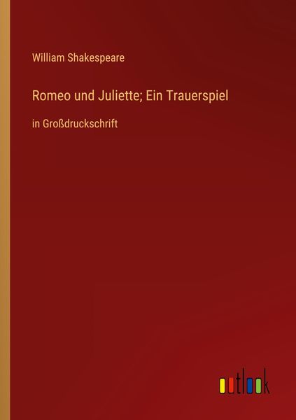 Produktbild: Romeo und Juliette; Ein Trauerspiel