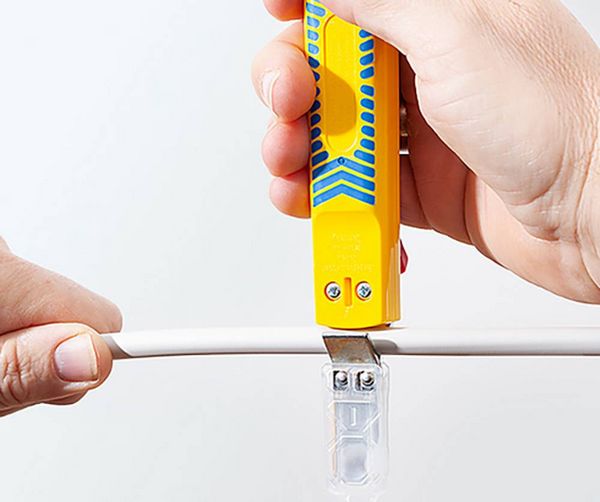 Produktbild: JOKARI Abisoliermesser SECURA No. 28H f&uuml;r Rundkabel passend f&uuml;r Rundkabel Au&szlig;endurchmesser 8,0 - 28,0mm, 5/16 - 1,1/8