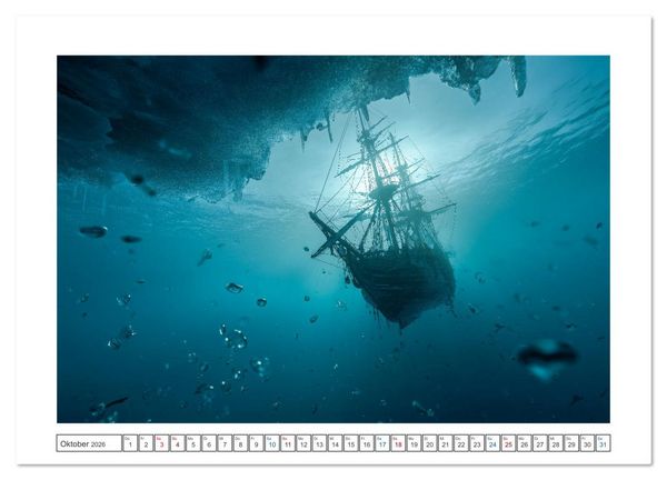 Produktbild: Die letzte Fahrt der Sturmkr&auml;he (hochwertiger Premium Wandkalender 2026 DIN A2 quer), Kunstdruck in Hochglanz