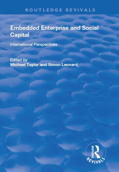 Produktbild: Embedded Enterprise and Social Capital