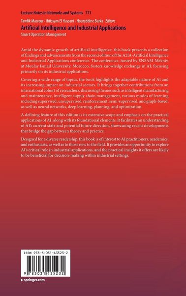 Produktbild: Artificial Intelligence and Industrial Applications
