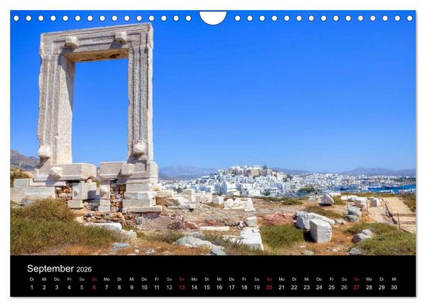 Produktbild: Die Kykladen (Wandkalender 2026 DIN A4 quer), CALVENDO Monatskalender