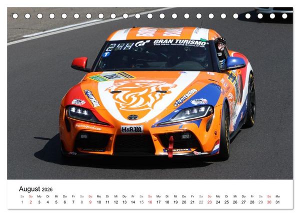 Produktbild: Motorsport in Deutschland (Tischkalender 2026 DIN A5 quer), CALVENDO Monatskalender