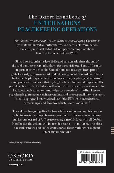 Produktbild: The Oxford Handbook of United Nations Peacekeeping Operations