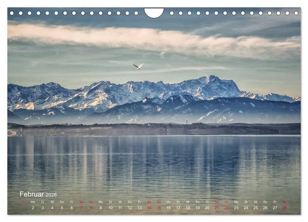 Produktbild: Impressionen vom Starnberger See (Wandkalender 2026 DIN A4 quer), CALVENDO Monatskalender