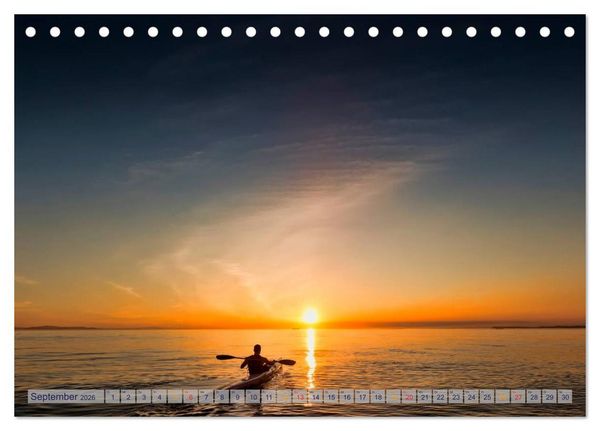 Produktbild: Kalender - Fotos selbst einkleben und selbst gestalten (Tischkalender 2026 DIN A5 quer), CALVENDO Monatskalender