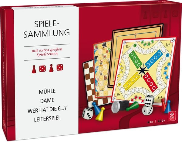 Produktbild: Spielesammlung mit extra gro&szlig;en Spielsteinen