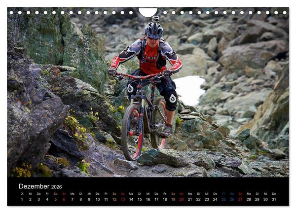 Produktbild: Mountainbike Freeride Momente (Wandkalender 2026 DIN A4 quer), CALVENDO Monatskalender
