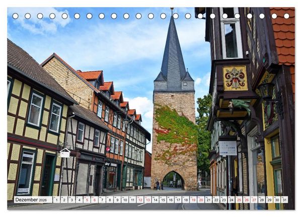 Produktbild: Wernigerode, die wundersch&ouml;ne Stadt im Harz (Tischkalender 2026 DIN A5 quer), CALVENDO Monatskalender