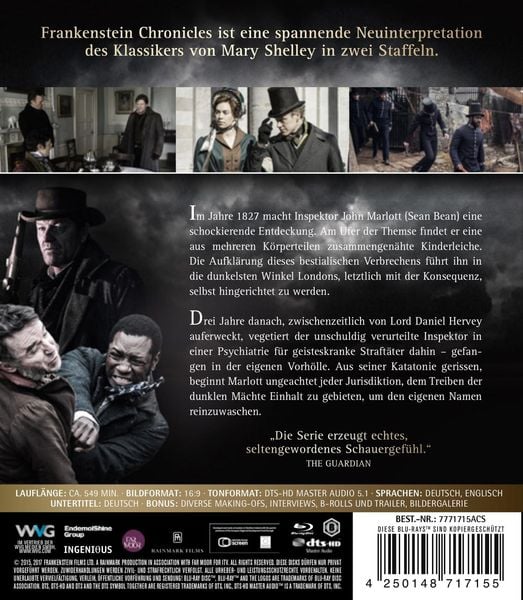 Produktbild: The Frankenstein Chronicles - Die komplette Serie [4 BRs]
