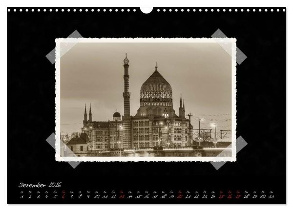 Produktbild: Dresden - Ein Kalender mit Fotografien wie aus einem alten Fotoalbum (Wandkalender 2026 DIN A3 quer), CALVENDO Monatskalender