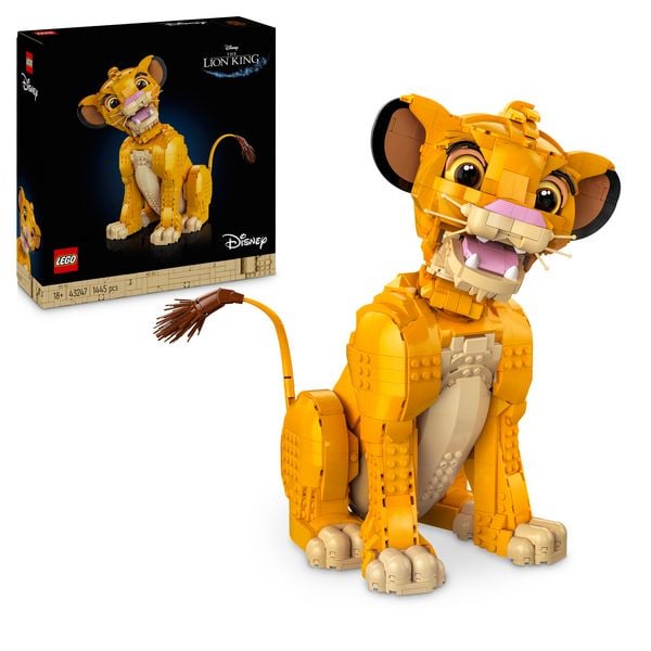 Produktbild: LEGO ǀ Disney Simba, der junge K&ouml;nig der L&ouml;wen, Bauset zum Sammeln 43247