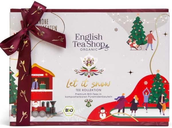 Produktbild: ETS - Teegeschenk "Let it snow", BIO, 12 Pyramiden-Beutel