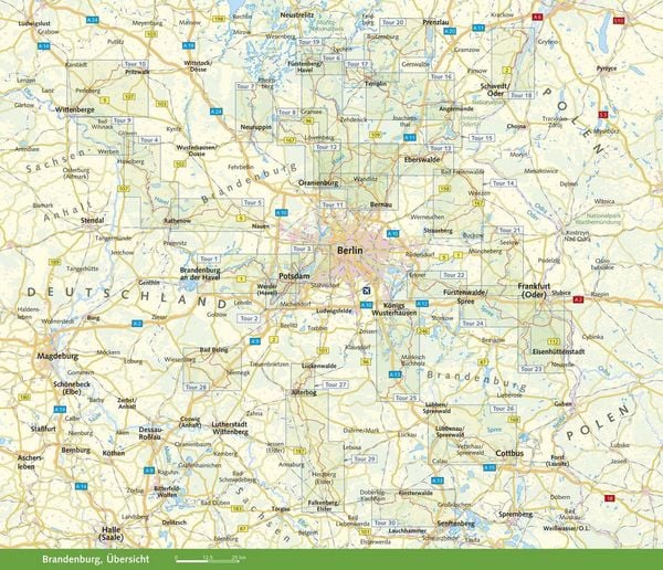Produktbild: TRESCHER Reisef&uuml;hrer Brandenburg - Radtouren